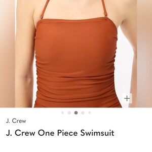 J. Crew Terracotta One Piece Swimsuit